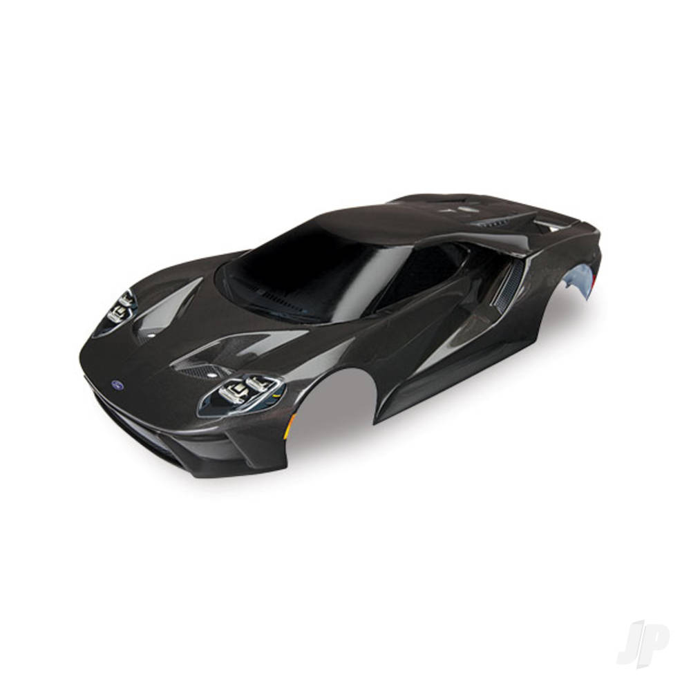 Traxxas Body, Ford GT, Black (painted, decals applied) (tail lights, exhaust tips, & mounting hardware (part #8314) sold separately)