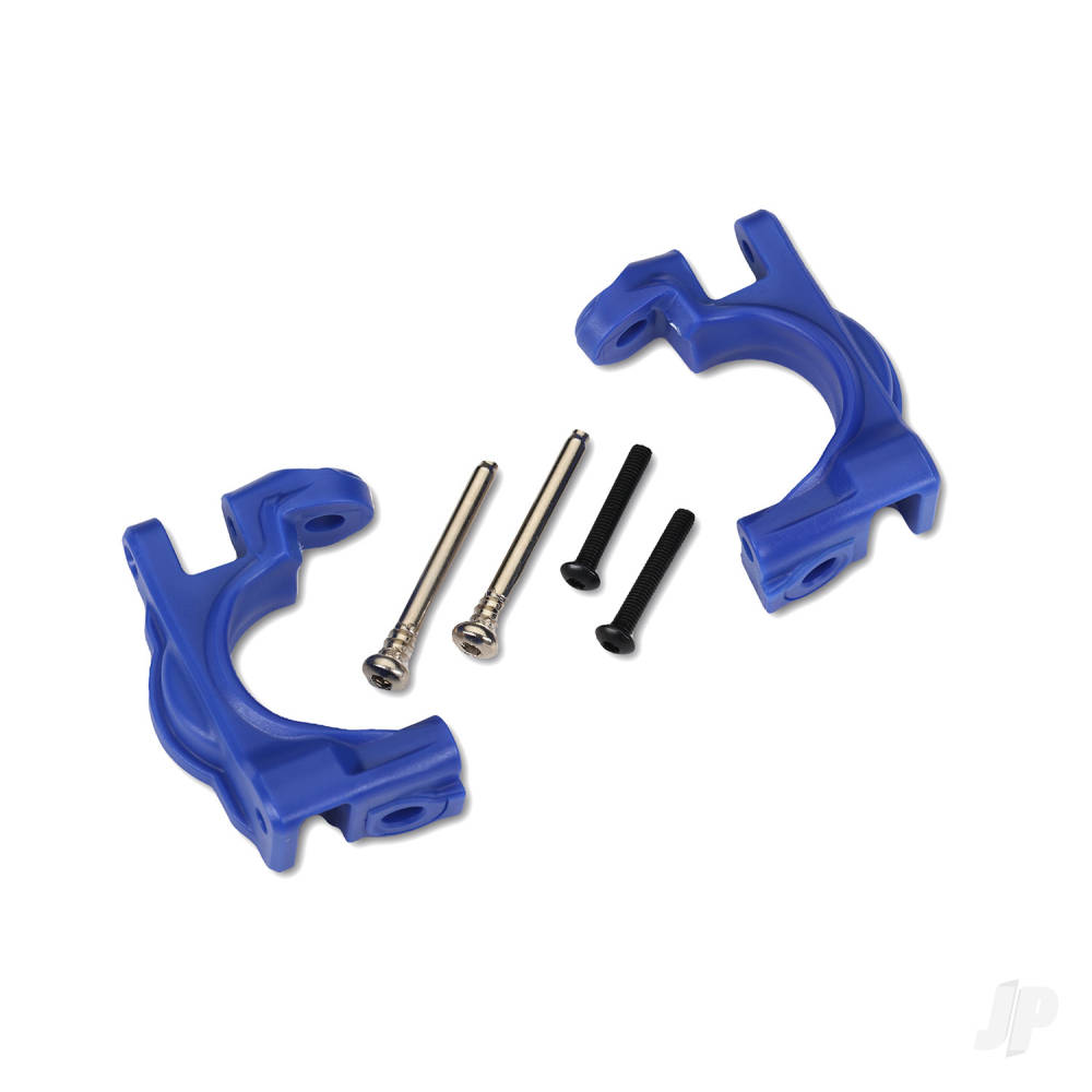 traxxas-caster-blocks-c-hubs-extreme-heavy-duty-blue-left-right-3x32mm-hinge-pins-2-3x20mm-bcs-2-for-use-with-9080-upgrade-kit