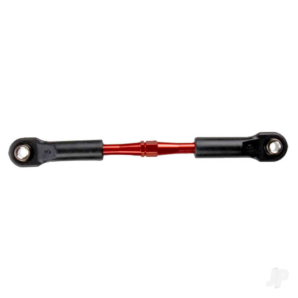 traxxas-turnbuckle-aluminium-red-anodised-camber-link-rear-49mm-1pc-assembled-with-rod-ends-hollow-balls-see-part-3741x-for-complete-camber-link-set