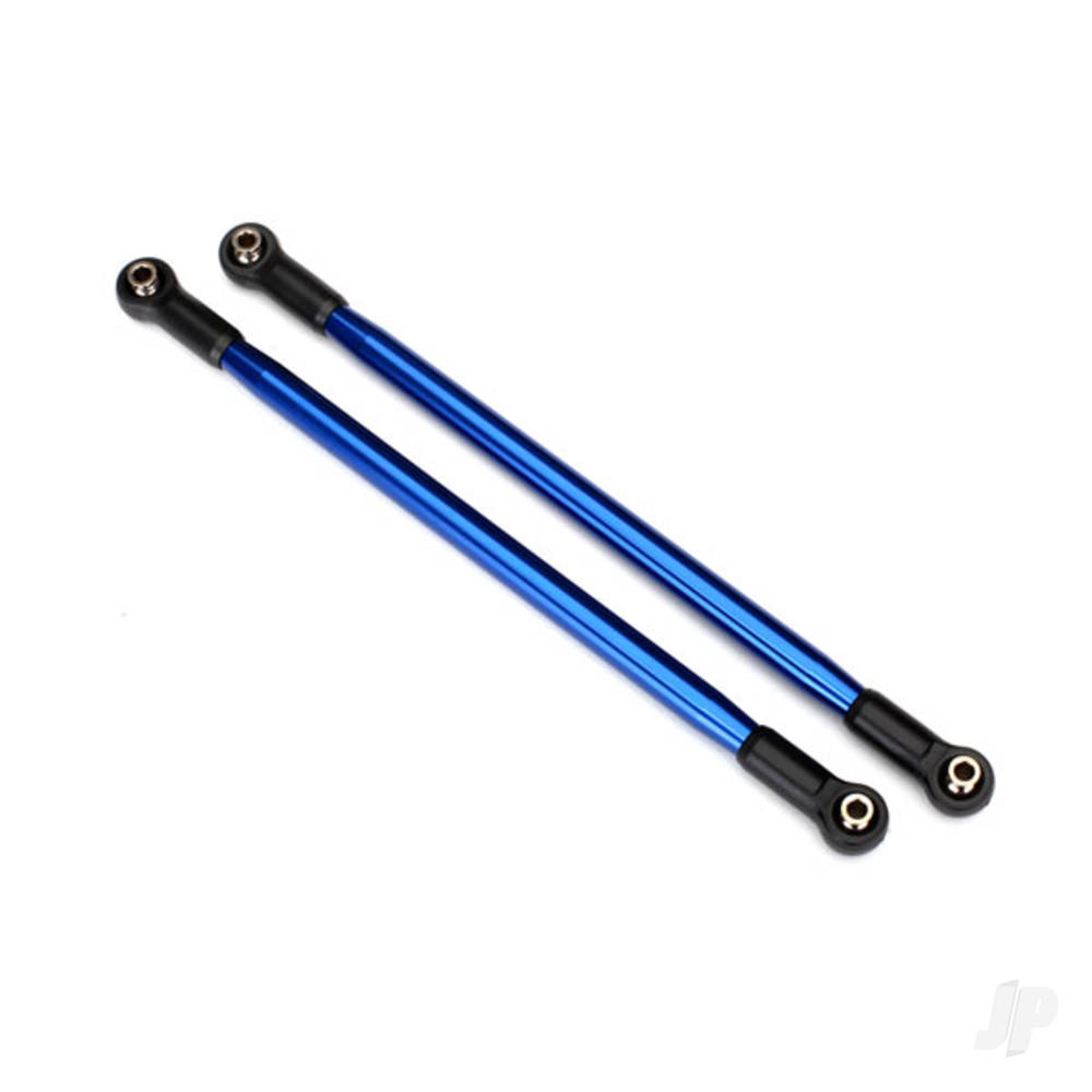 traxxas-suspension-link-rear-upper-aluminium-blue-anodised-10x206mm-centre-to-center-2-pcs-assembled-with-hollow-balls