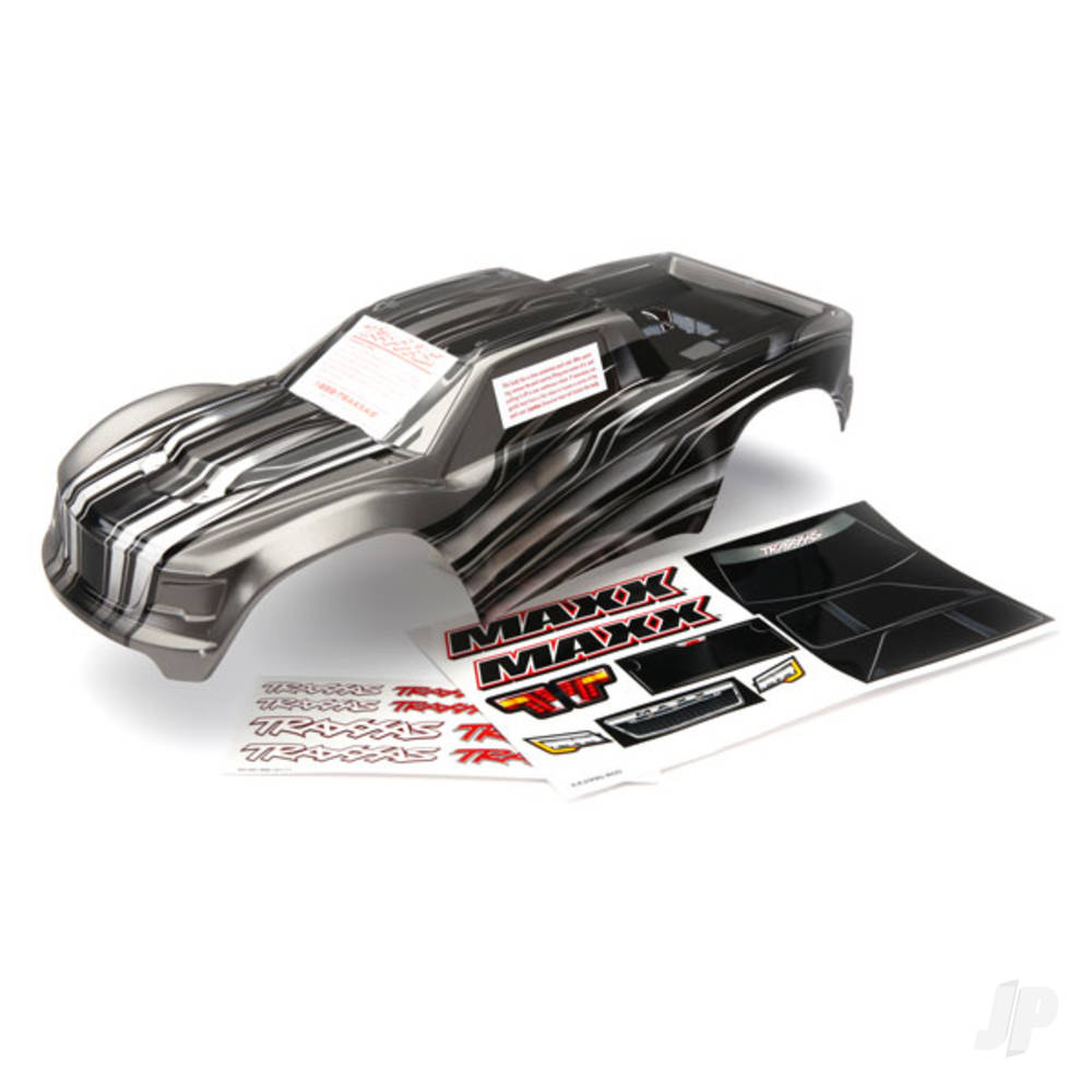 Traxxas Body, Maxx, ProGraphix (graphics are printed, requires paint & final colour application) / decal sheet