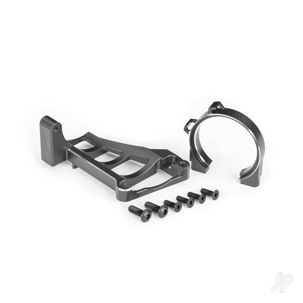 traxxas-motor-mounts-front-rear-grey-anodised-6061-t6-aluminium-3x10mm-ccs-with-threadlock-4-4x12mm-bcs-with-threadlock-2-for-use-with-3461-motor