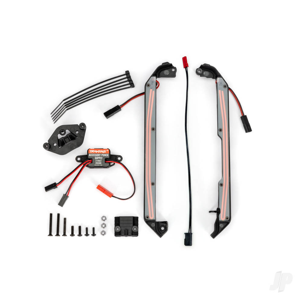 Traxxas LED light set, Red, complete (underbody) (fits 4-Tec 2.0 or 4-Tec Drift)