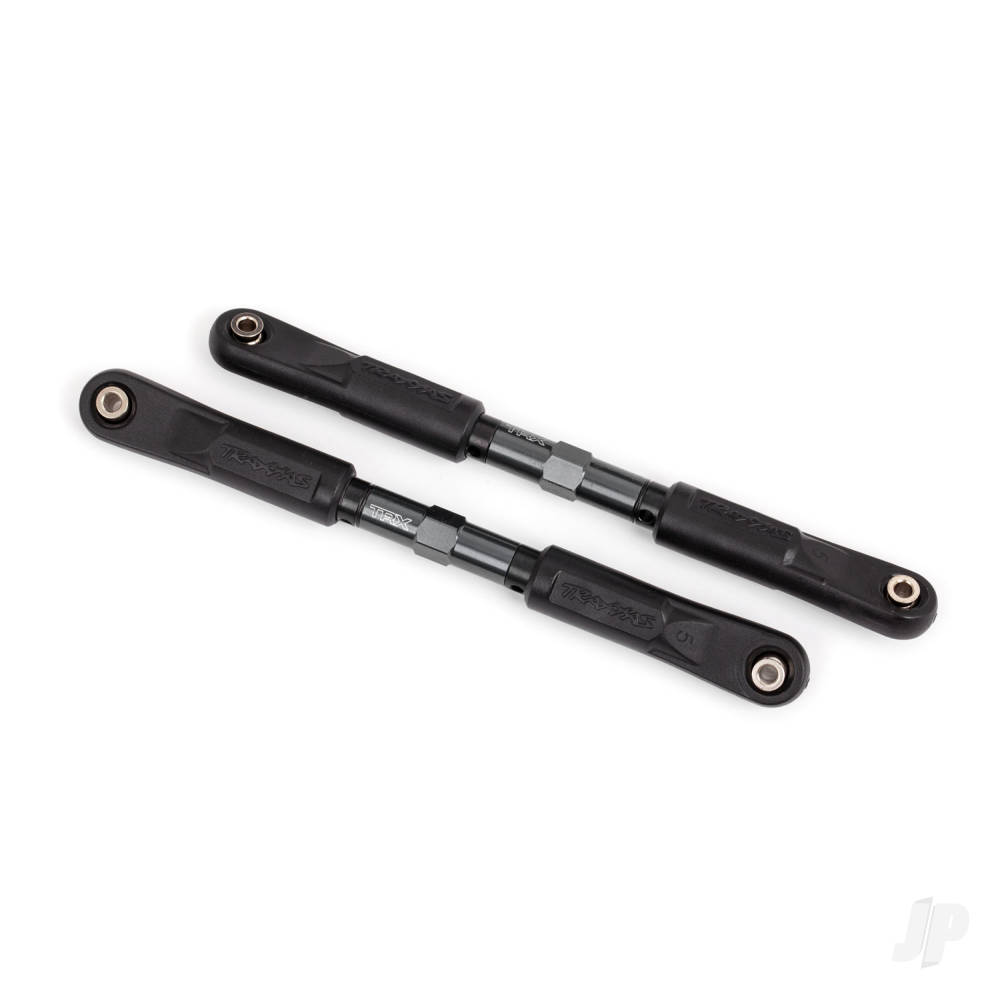 traxxas-toe-links-sledge-tubes-dark-titanium-anodised-7075-t6-aluminium-stronger-than-titanium-120mm-2-rod-ends-assembled-with-steel-hollow-balls-4-aluminium-wrench-8mm-1