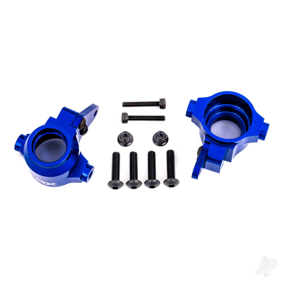 traxxas-steering-blocks-6061-t6-aluminium-blue-anodised-left-right-steering-block-arms-2-pcs