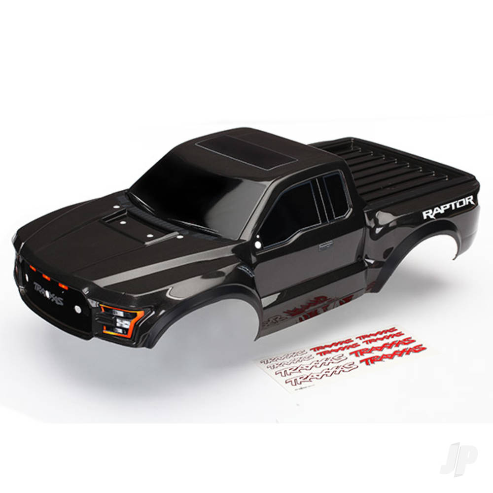 Traxxas Body, Ford Raptor, Black (heavy duty) / decals