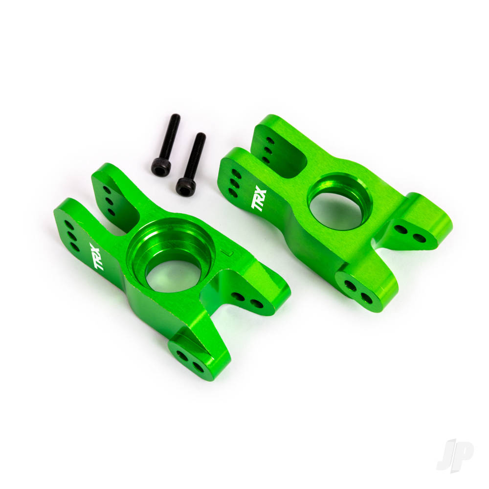 traxxas-carriers-stub-axle-6061-t6-aluminium-green-anodised-left-and-right