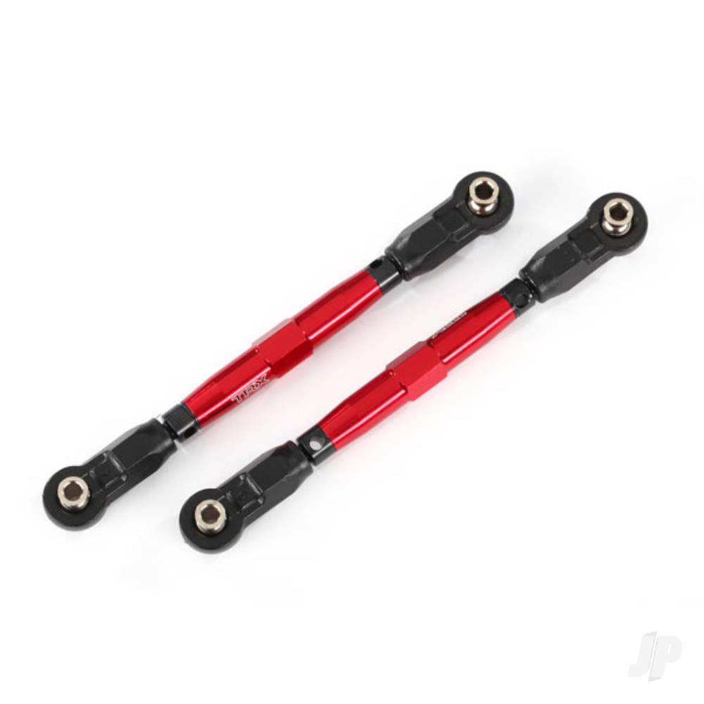traxxas-toe-links-front-tubes-red-anodised-7075-t6-aluminium-stronger-than-titanium-88mm-2-pcs-rod-ends-rear-4-pcs-rod-ends-front-4-pcs-aluminium-wrench-1pc
