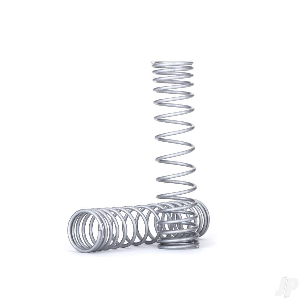 Traxxas Spring, shock, Rear (Silver) (GTR) (progressive, 1.042 rate) (2 pcs)