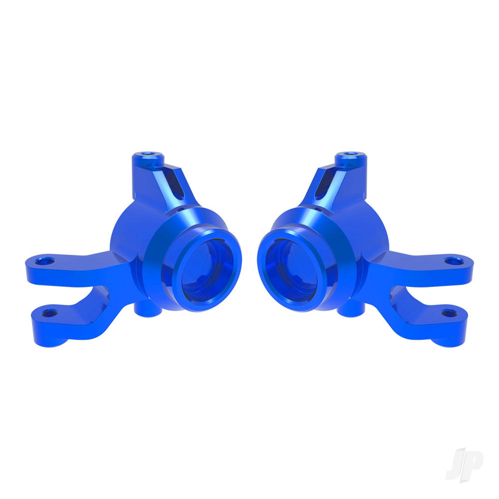 traxxas-steering-blocks-6061-t6-aluminium-blue-anodised-left-right-3x12mm-ss-with-threadlock-4-pcs-3x15mm-bcs-with-threadlock-2-pcs