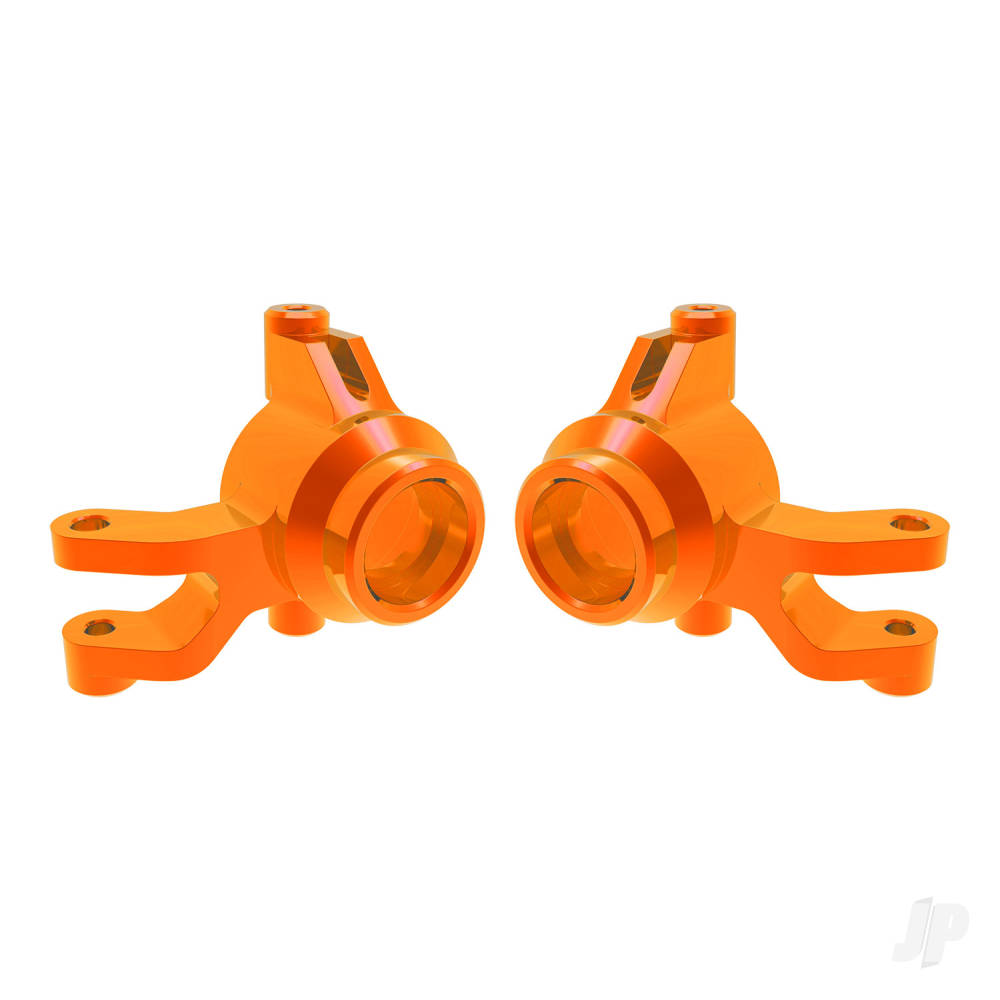 traxxas-steering-blocks-6061-t6-aluminium-orange-anodised-left-right-3x12mm-ss-with-threadlock-4-pcs-3x15mm-bcs-with-threadlock-2-pcs