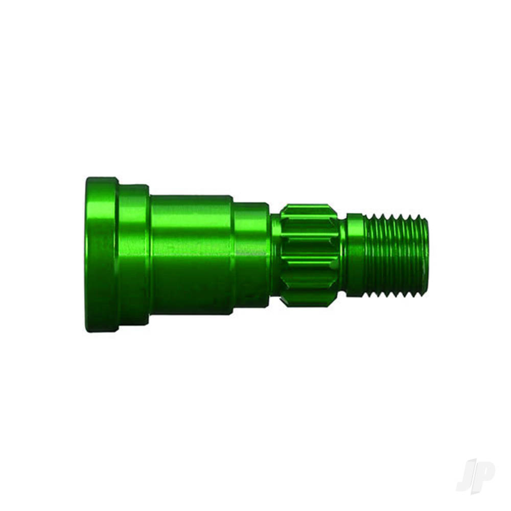 traxxas-stub-axle-aluminium-green-anodised-1pc-use-only-with-7750x-driveshaft