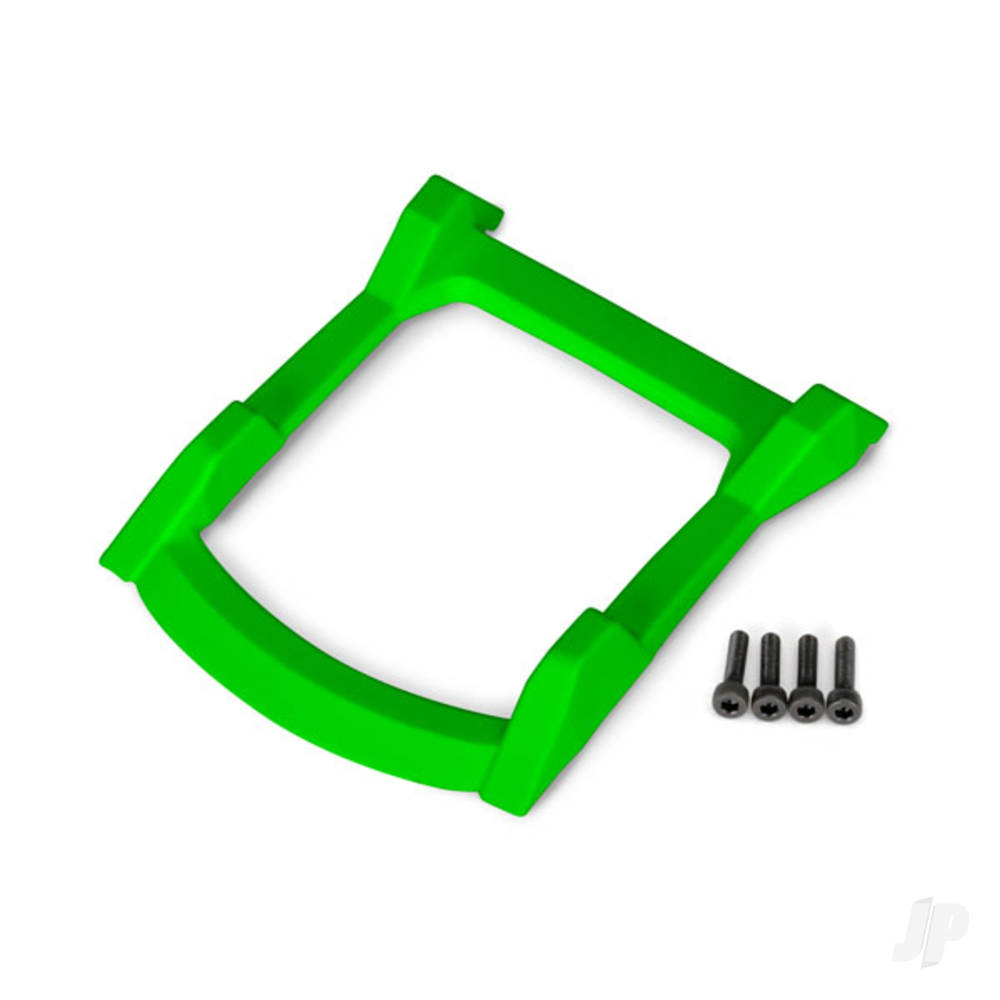 traxxas-skid-plate-roof-body-green-3x12-cs-4-pcs