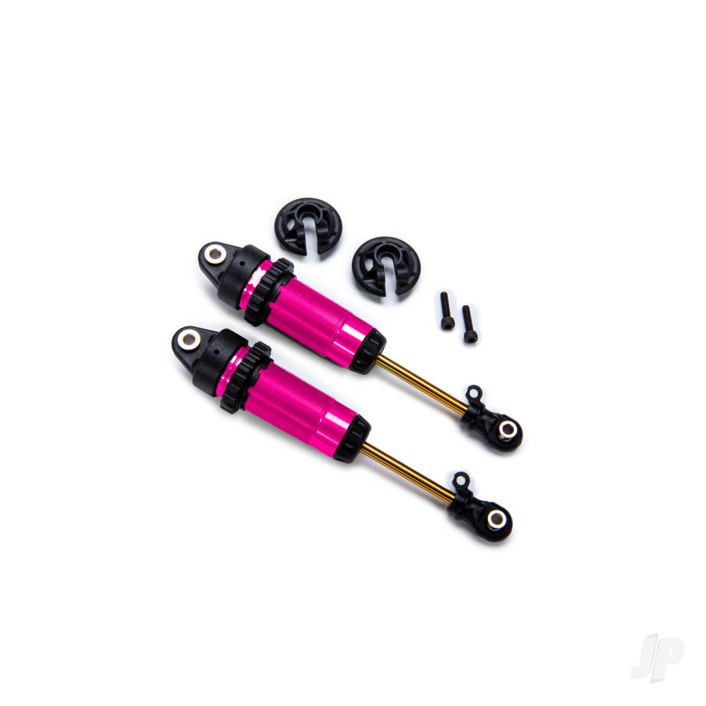 traxxas-shocks-gtr-xx-long-pink-anodised-ptfe-coated-bodies-with-tin-shafts-fully-assembled-without-springs-2-pcs