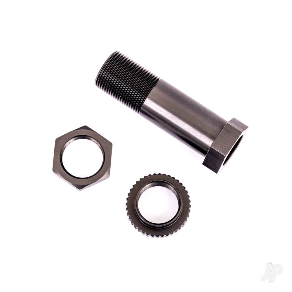 traxxas-servo-saver-post-adjuster-nut-locknut-dark-titanium-anodised-6061-t6-aluminium-1pc