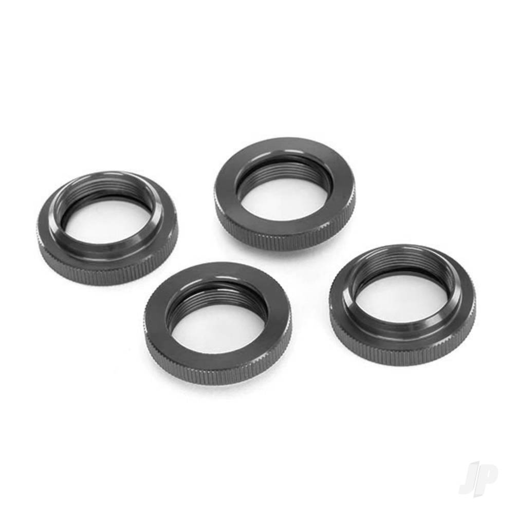 traxxas-spring-retainer-adjuster-grey-anodised-aluminium-gtx-shocks-4-pcs-assembled-with-o-ring