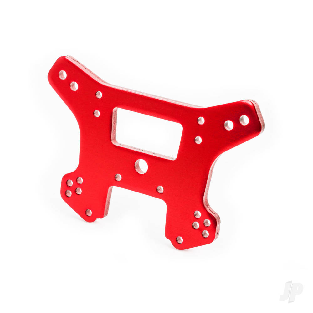 Traxxas Shock tower, front, 6061-T6 aluminium (Red-anodised)