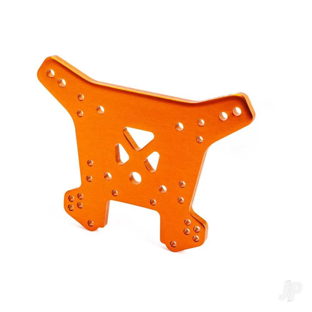 traxxas-shock-tower-rear-6061-t6-aluminium-orange-anodised