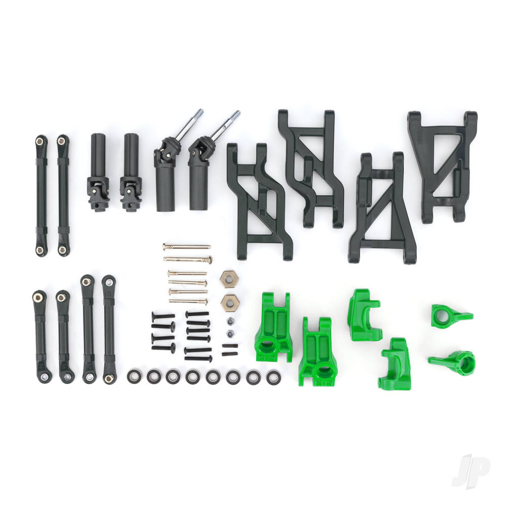 traxxas-outer-driveline-suspension-upgrade-kit-extreme-heavy-duty-green-fits-bandit-or-drag-slash