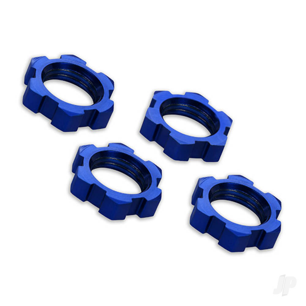 traxxas-wheel-nuts-splined-17mm-serrated-blue-anodised-4-pcs