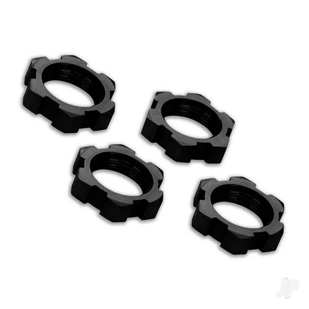 traxxas-wheel-nuts-splined-17mm-serrated-black-anodised-4-pcs
