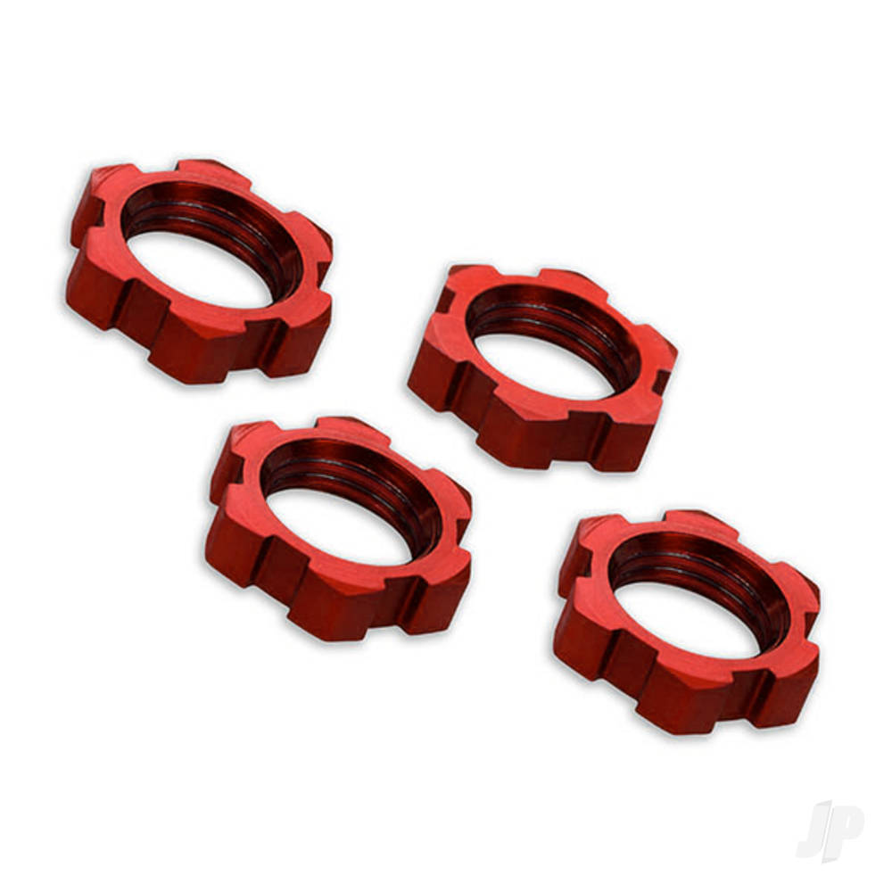 traxxas-wheel-nuts-splined-17mm-serrated-red-anodised-4-pcs