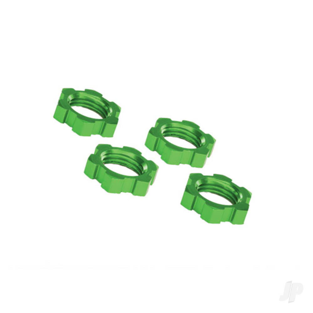 traxxas-wheel-nuts-splined-17mm-serrated-green-anodised-4-pcs