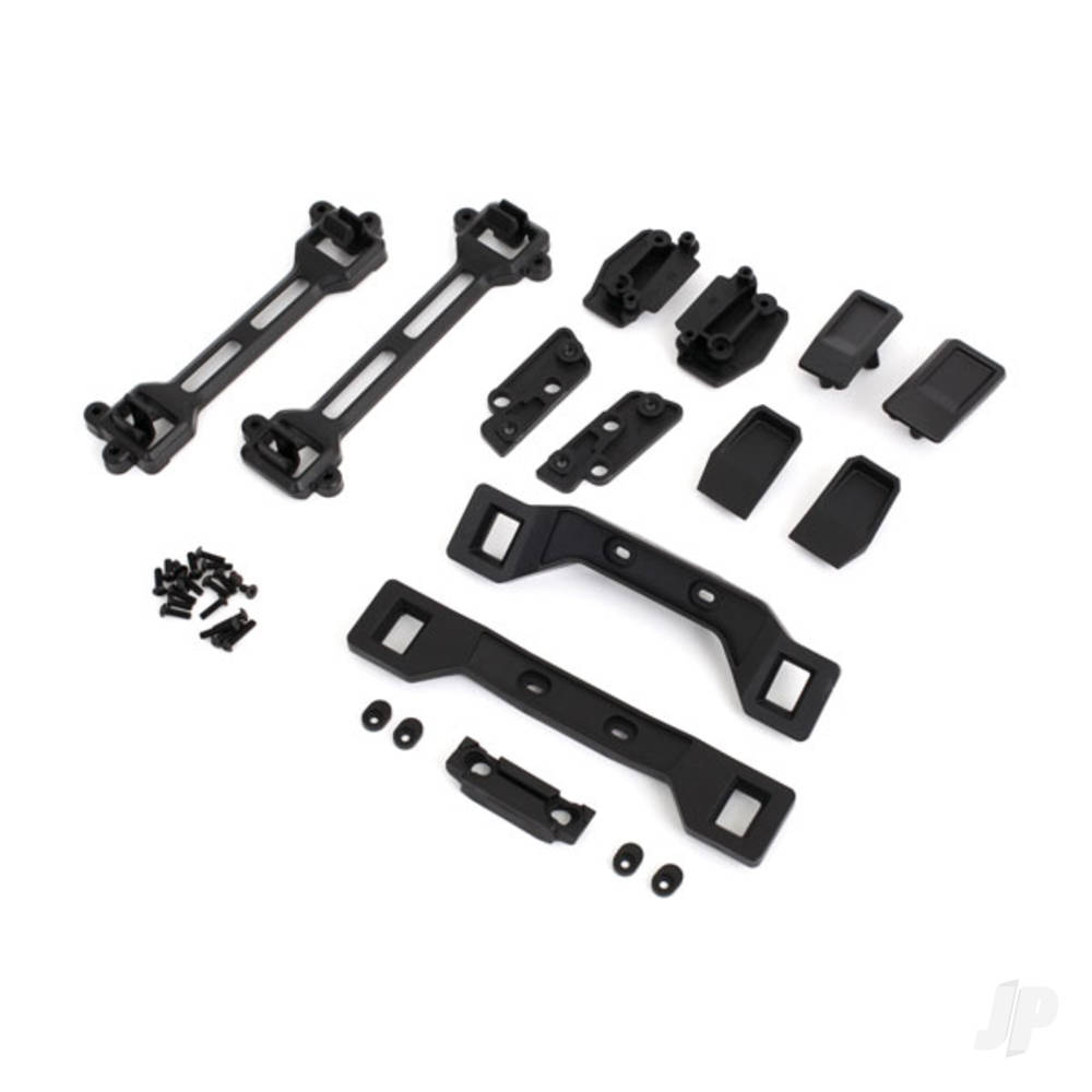 traxxas-body-conversion-kit-slash-4x4-includes-front-rear-body-mounts-latches-hardware-for-clipless-mounting