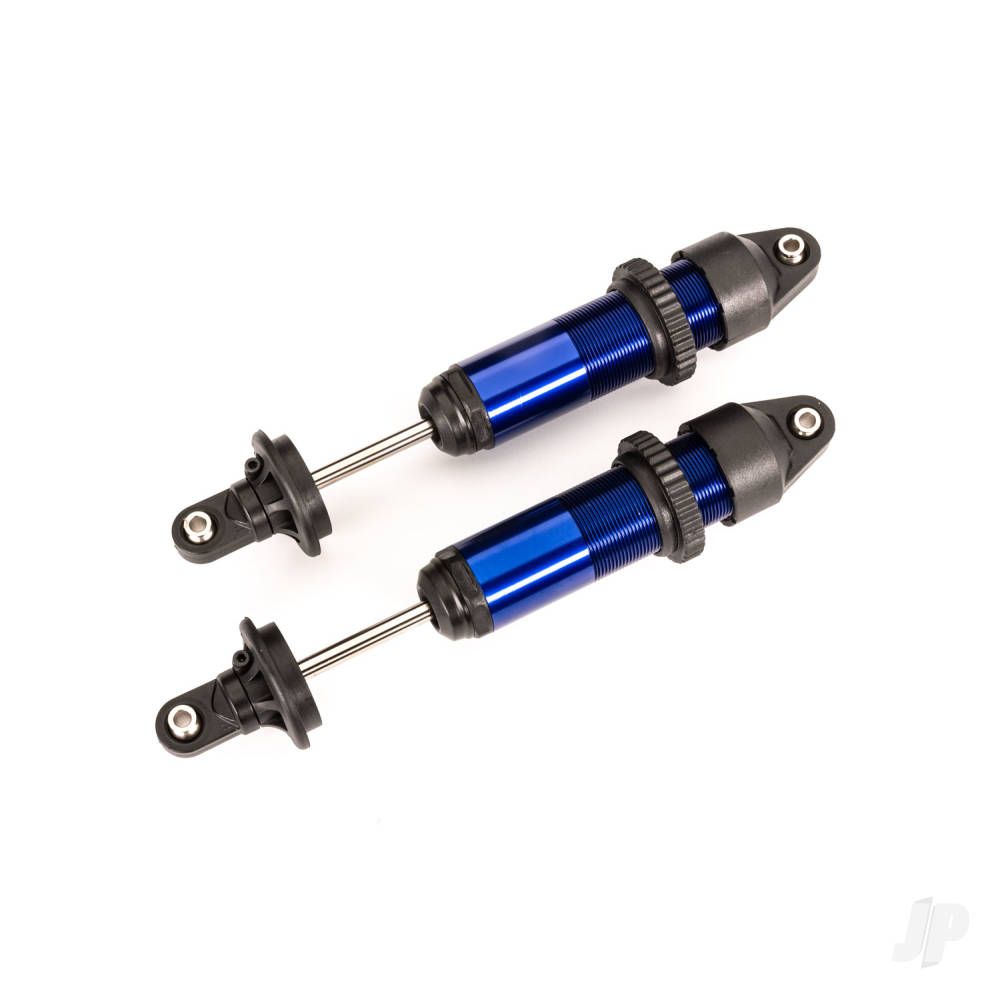 traxxas-shocks-gtx-medium-aluminium-blue-anodised-fully-assembled-without-springs-2-pcs