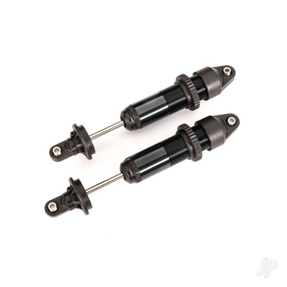 traxxas-shocks-gtx-medium-aluminium-black-anodised-fully-assembled-withoutsprings-2-pcs