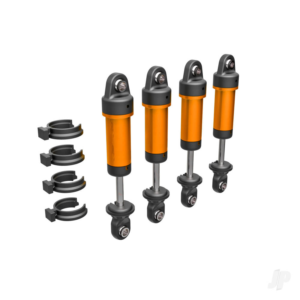 traxxas-shocks-gtm-6061-t6-aluminium-orange-anodised-fully-assembled-without-springs-4-pcs