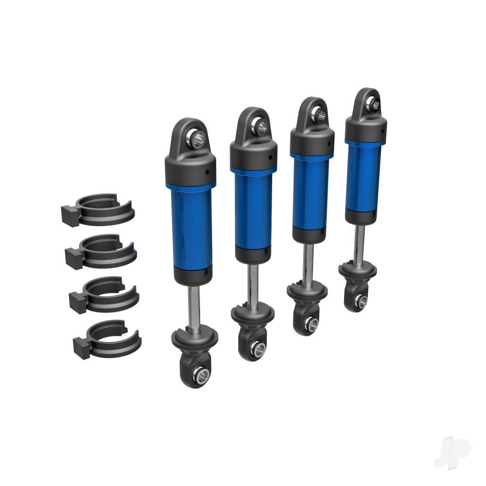 traxxas-shocks-gtm-6061-t6-aluminium-blue-anodised-fully-assembled-wo-springs-4-pcs