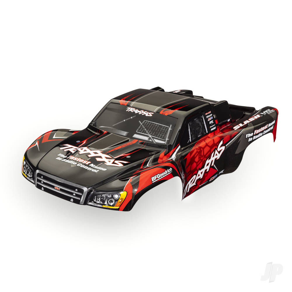 Traxxas Body, Slash VXL 2WD (also fits Slash 4X4), Red (painted, decals applied)