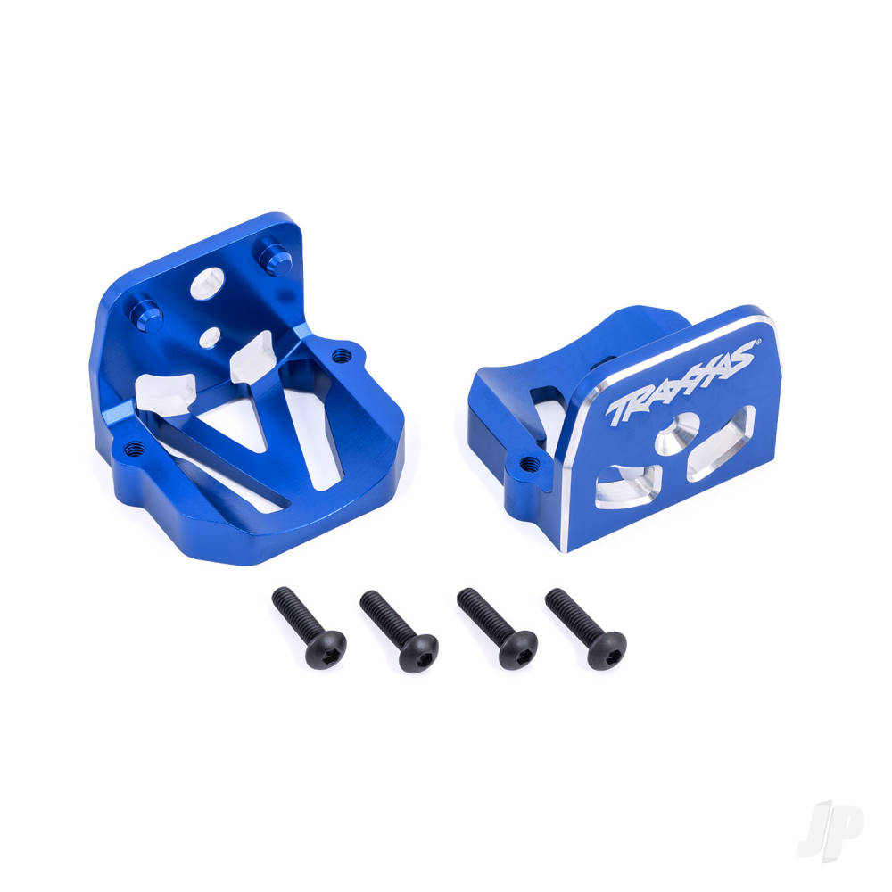 traxxas-motor-mounts-6061-t6-aluminium-blue-anodised-front-rear