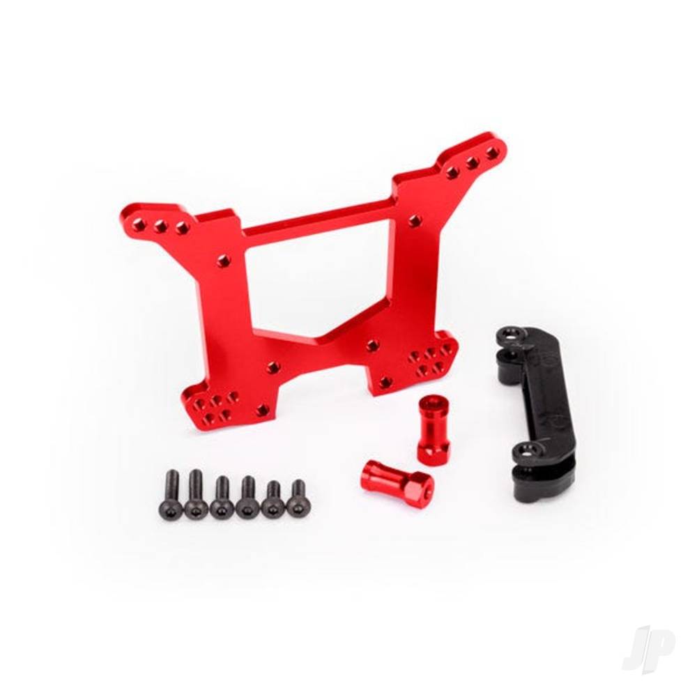 traxxas-shock-tower-rear-7075-t6-aluminium-red-anodised-1pc-body-mount-bracket-1pc