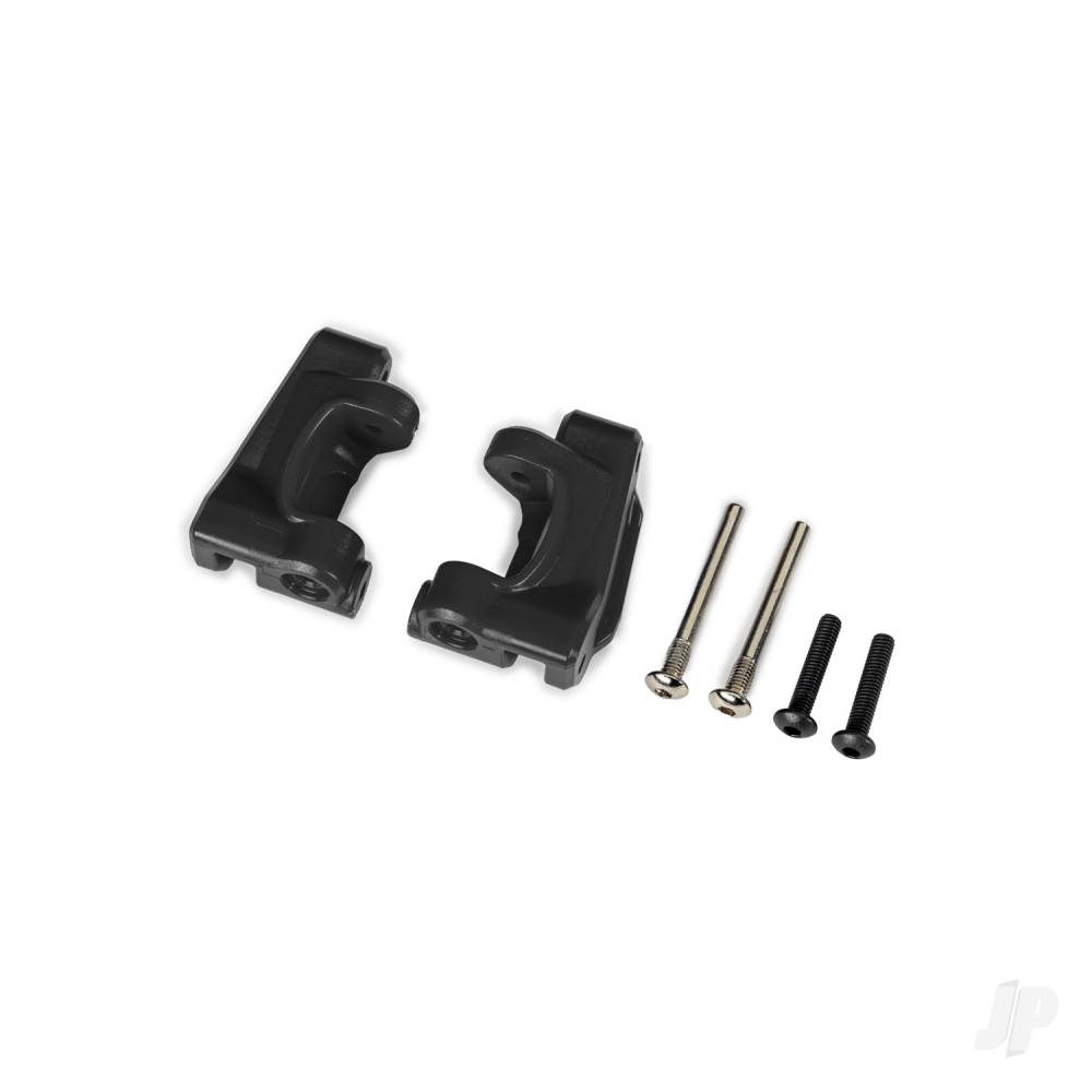 traxxas-caster-blocks-c-hubs-extreme-heavy-duty-black-left-right-3x26mm-hinge-pins-2-3x15mm-bcs-2-pcs-for-use-with-9180-and-9181-upgrade-kit