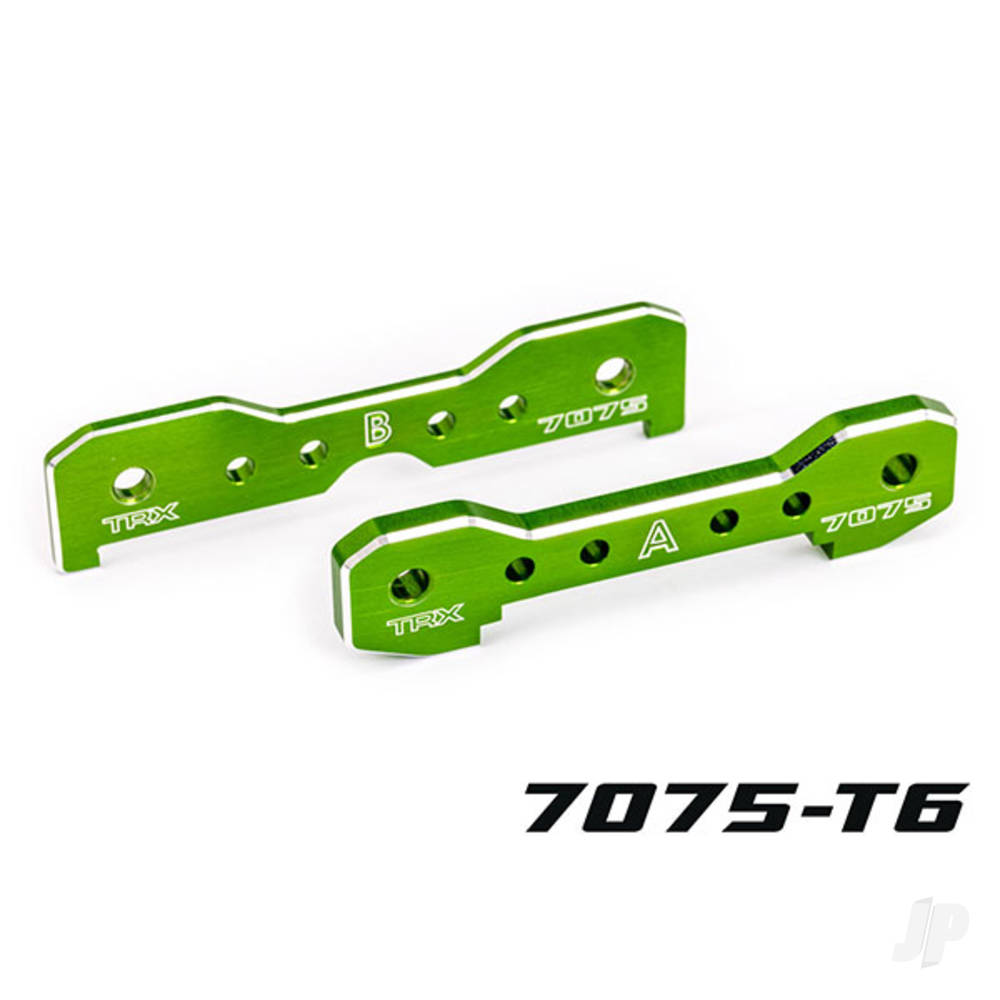 traxxas-tie-bars-front-7075-t6-aluminium-green-anodised-fits-sledge