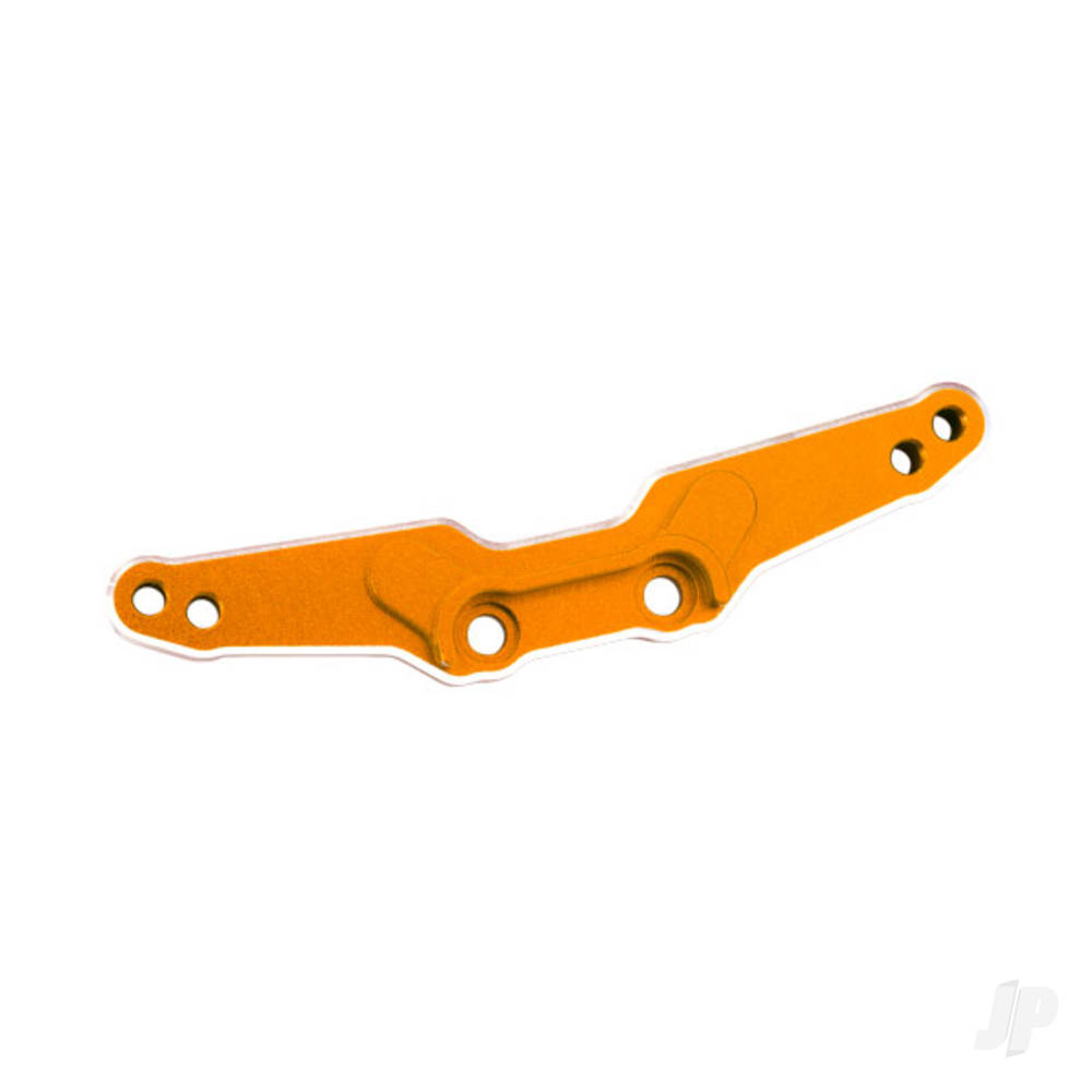 traxxas-shock-tower-rear-6061-t6-aluminium-orange-anodised-3x15mm-bcs-with-threadlock-2-pcs