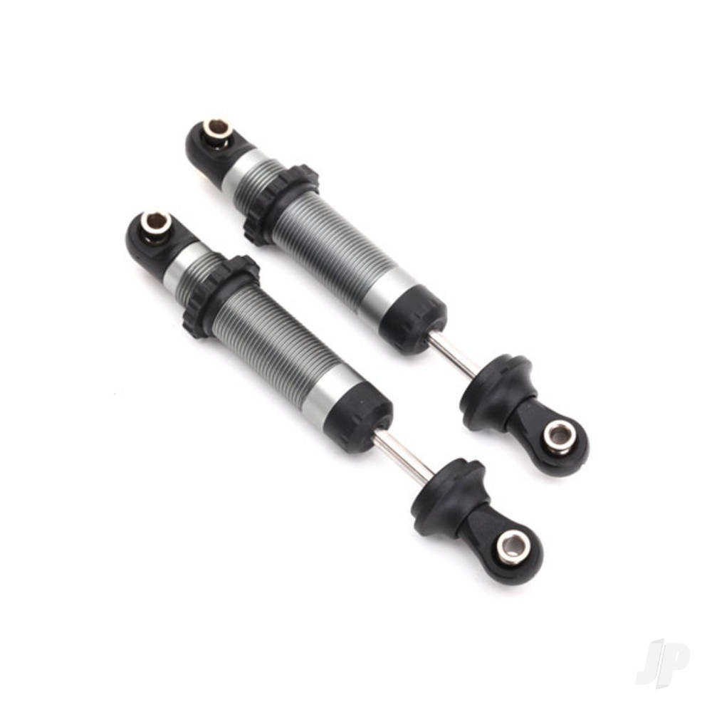 traxxas-shocks-gts-silver-aluminium-assembled-with-spring-retainers-2-pcs