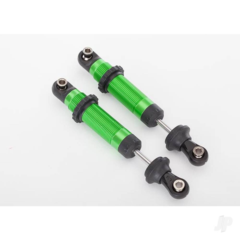 traxxas-shocks-gts-aluminium-green-anodised-assembled-with-spring-retainers-2-pcs