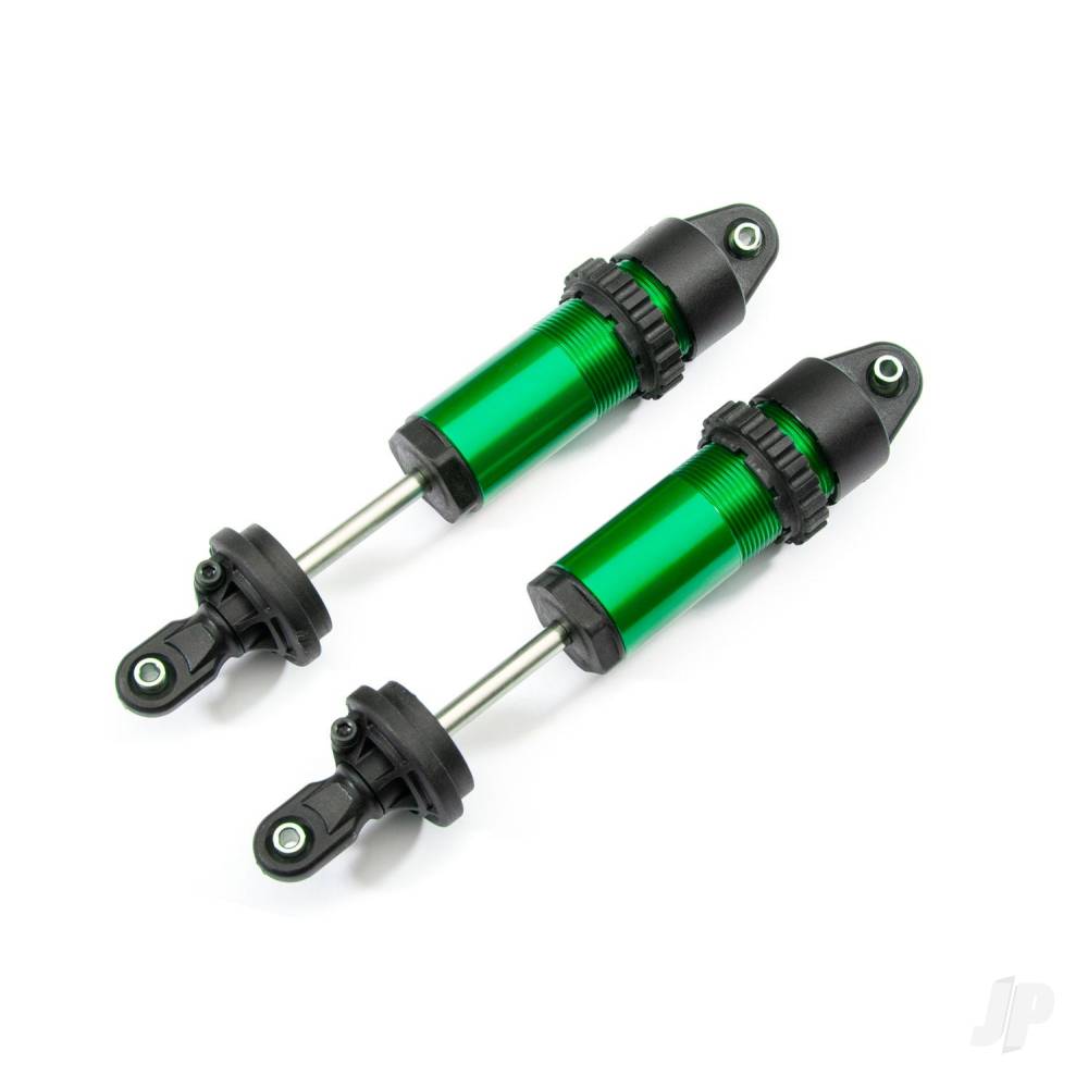Traxxas Shocks, GT-Maxx, aluminium (Green-anodised) (fully assembled w/o springs) (2)