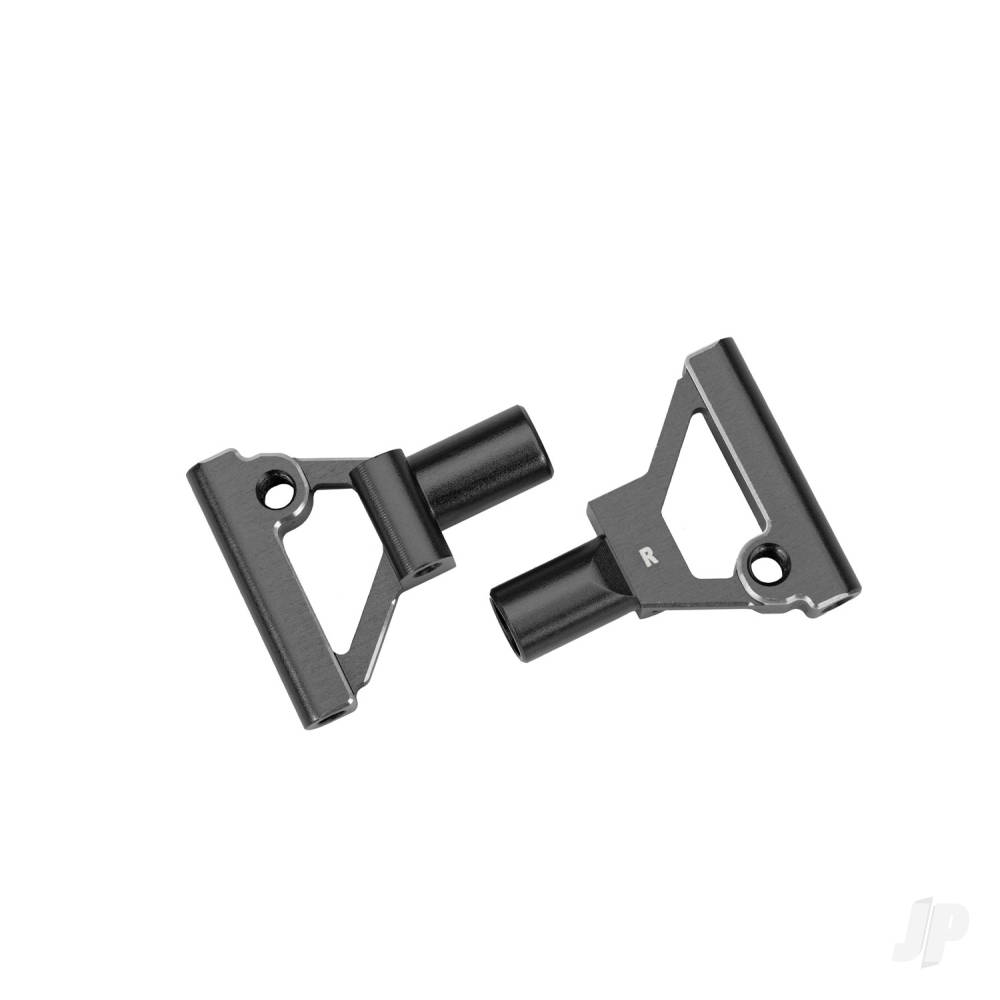 Traxxas Suspension arms, lower, front, 6061-T6 aluminium (Grey-anodised) (left & right)/ 2.5x5mm BCS (with threadlock) (2 pcs)