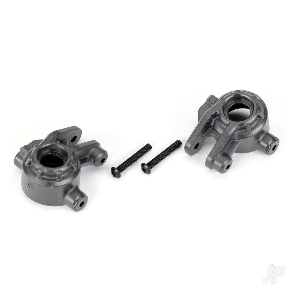 traxxas-steering-blocks-extreme-heavy-duty-grey-left-right-3x20mm-bcs-2-for-use-with-9080-upgrade-kit