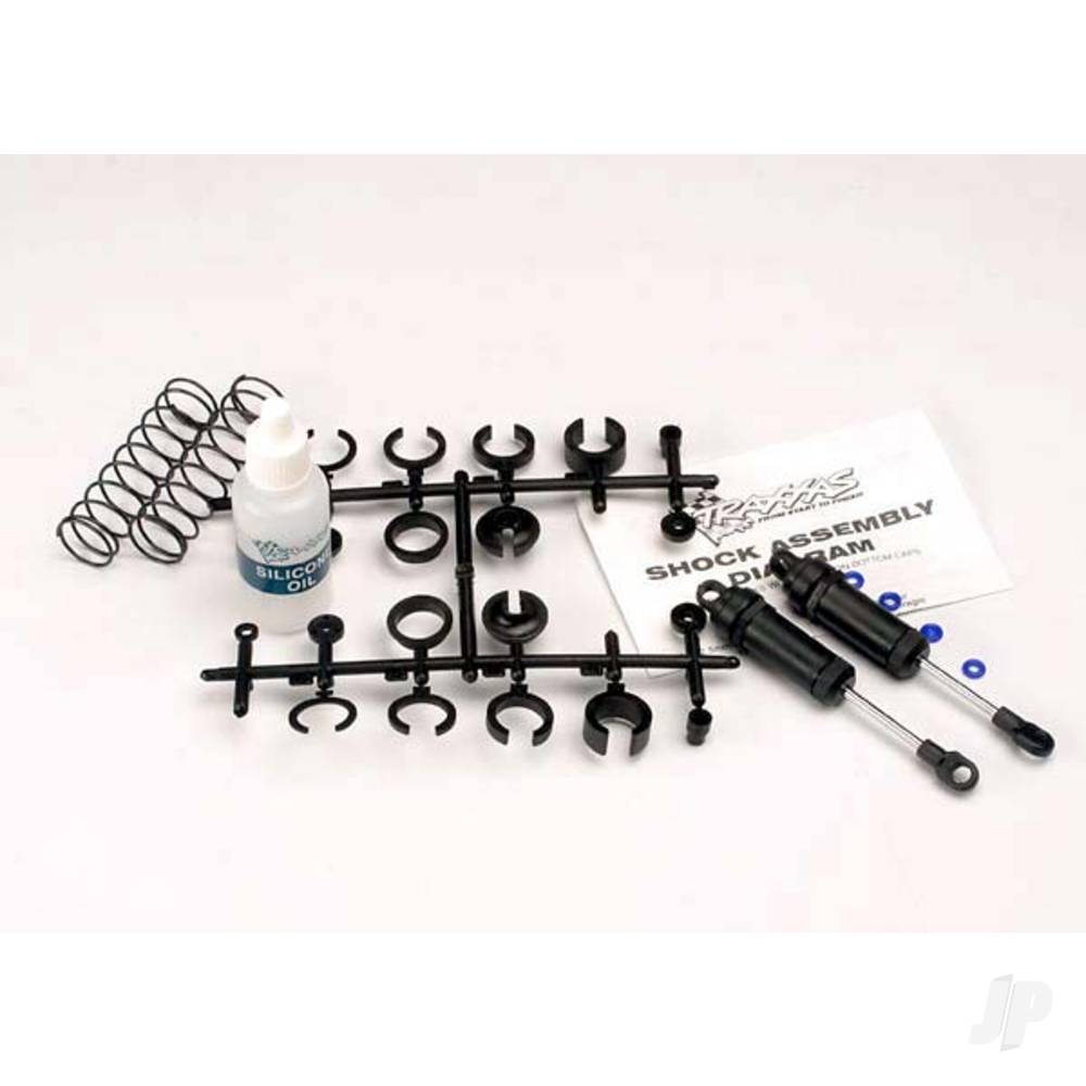 traxxas-ultra-shocks-black-long-complete-with-spring-pre-load-spacers-springs-front-2-pcs