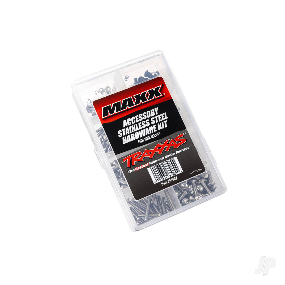 Traxxas Hardware kit, stainless steel, Maxx (contains all stainless steel hardware used on Maxx)