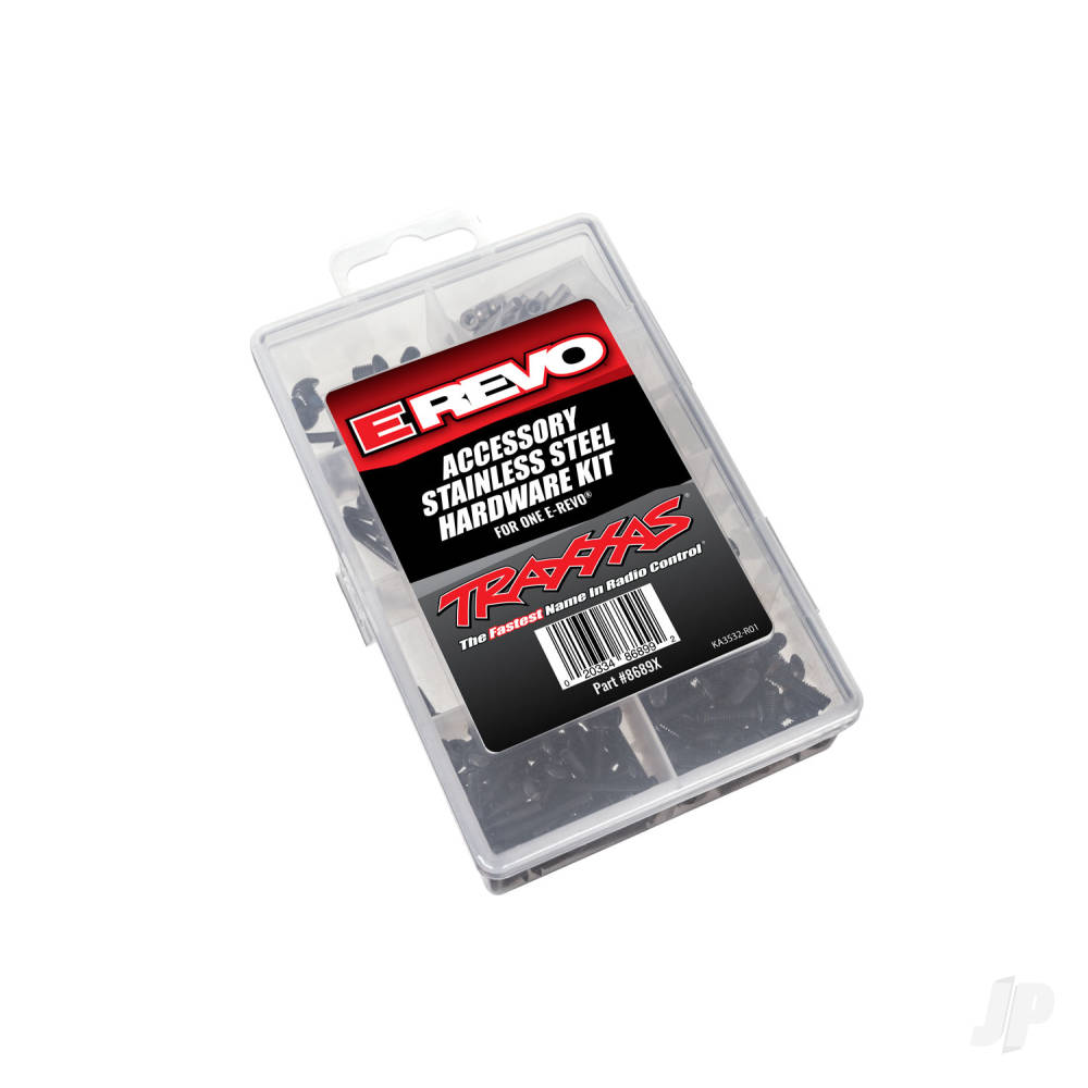Traxxas Hardware kit, stainless steel, E-Revo VXL (contains all stainless steel hardware used on E-Revo VXL)