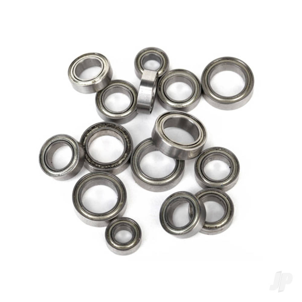 Traxxas Bearings: 4x8mm (2 pcs), 6x10mm (8 pcs), 8x12mm (5 pcs)