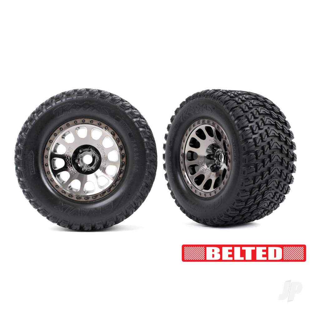 traxxas-tyres-wheels-assembled-glued-xrt-race-black-chrome-wheels-gravix-belted-tyres-dual-profile-43in-outer-57in-inner-foam-inserts-left-right