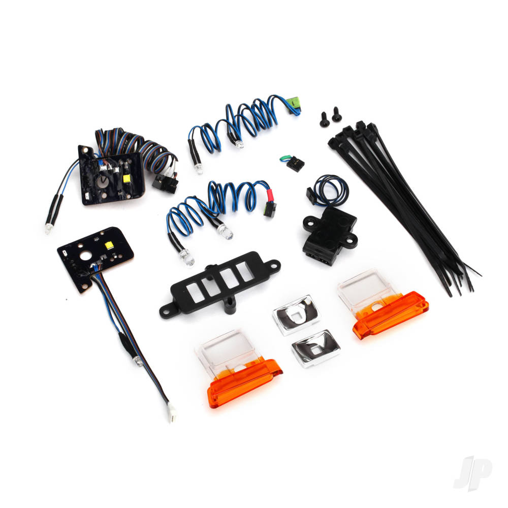 traxxas-led-light-set-contains-headlights-tail-lights-side-marker-lights-and-distribution-block-fits-8010-or-9230-series-bodies-requires-8028-power-supply