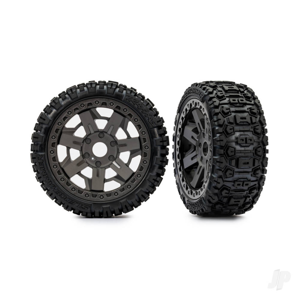 Traxxas Tyres & wheels, assembled, glued (3.0